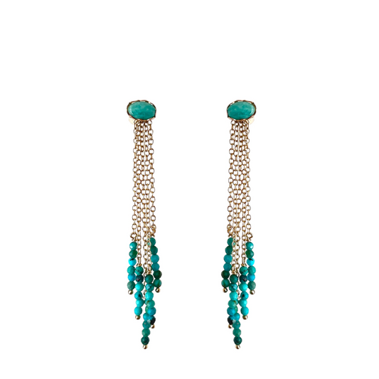 Ibiza Amazonite Dangles