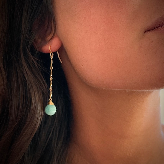 Haiku Amazonite Dangles
