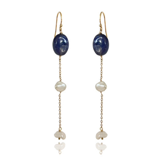 Huahine Blue Sapphire Dangles