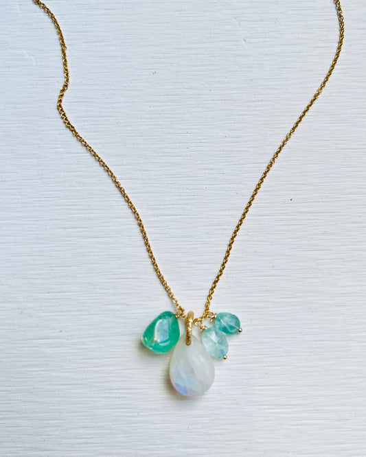 Necklace Aqua