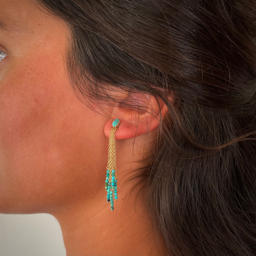 Ibiza Amazonite Dangles