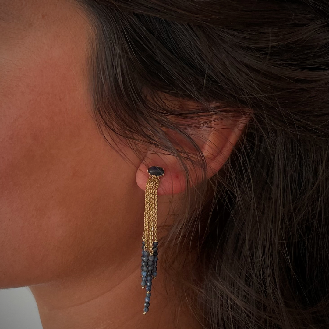 Ibiza Lapis Lazuli Dangles