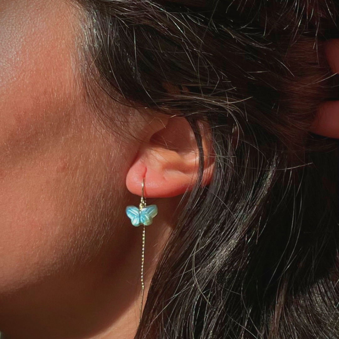 Kaheka Labradorite Butterfly Threader