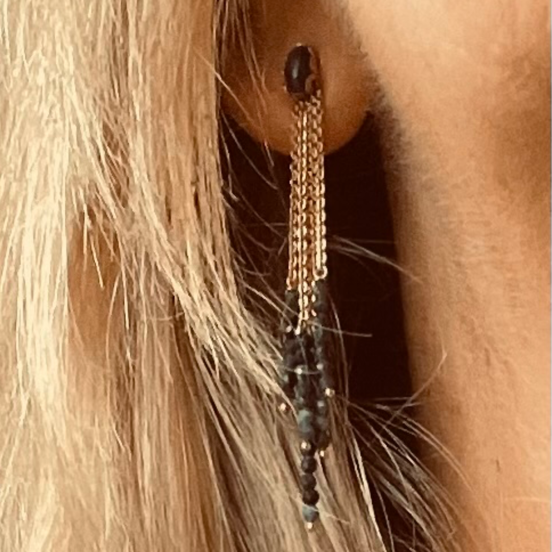 Ibiza Lapis Lazuli Dangles