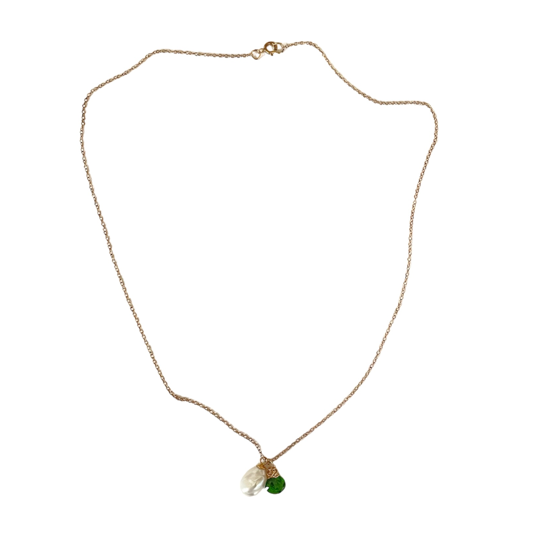 Loe Chrome Diopside Necklace