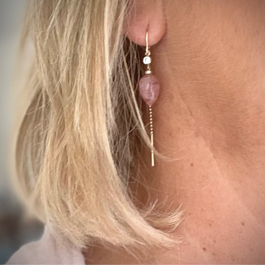 Malaita  Strawberry Quartz Drops