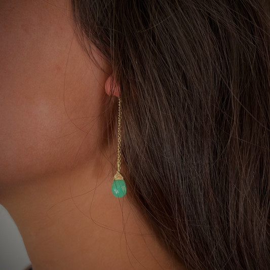 Molokai Chrysoprase Threader