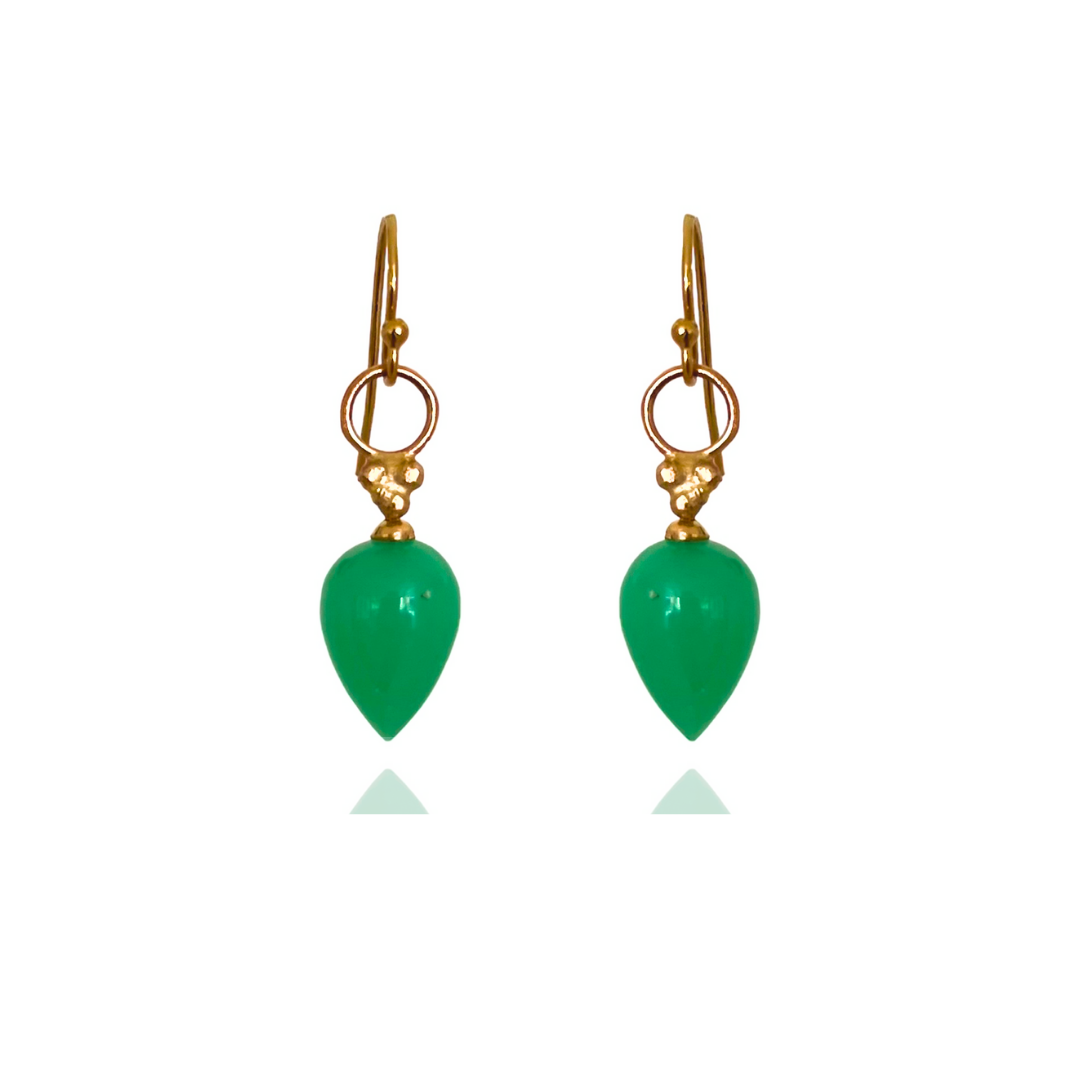 Suna Chrysoprase Inverted Drops