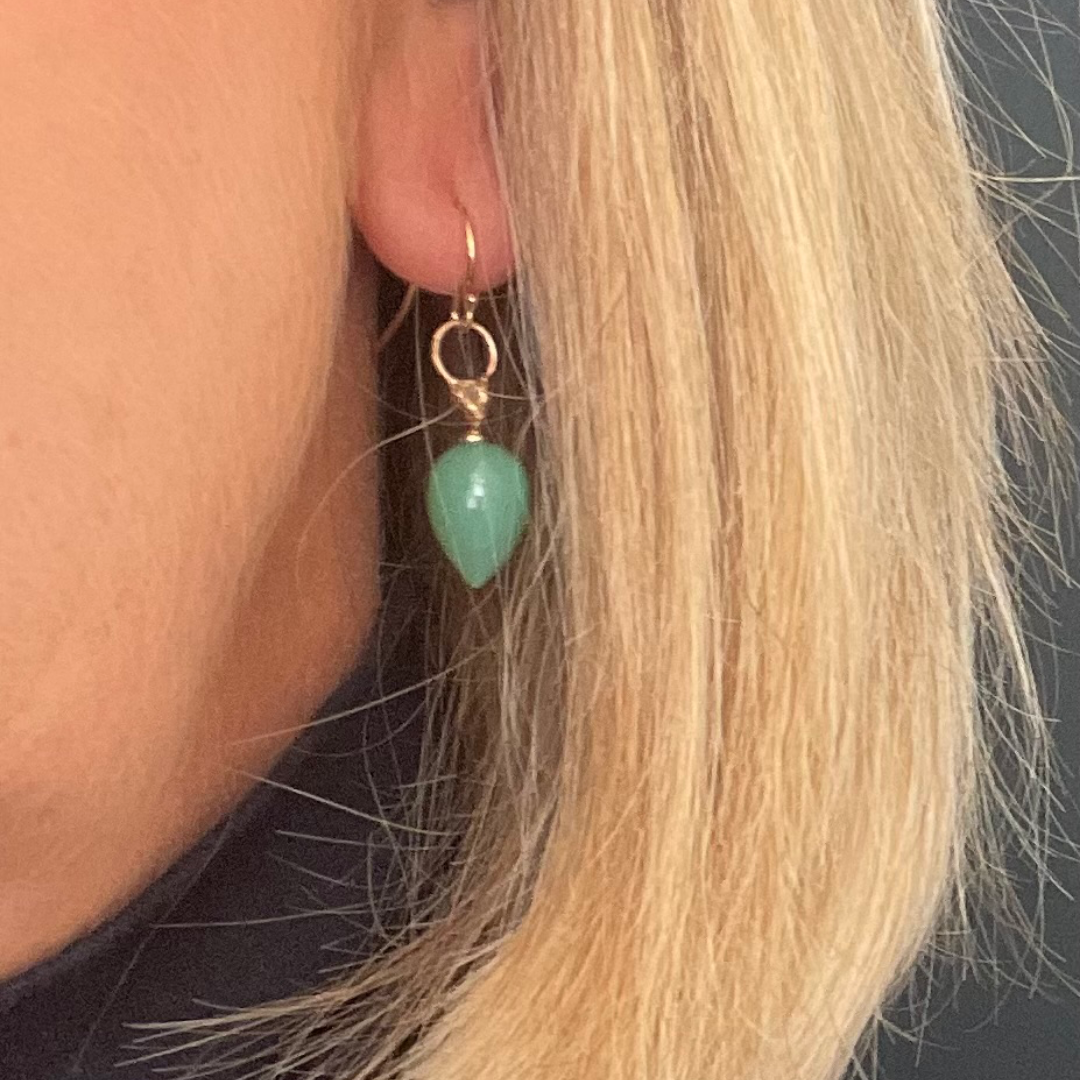 Suna Chrysoprase Inverted Drops