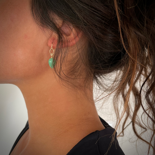 Suna Chrysoprase Inverted Drops