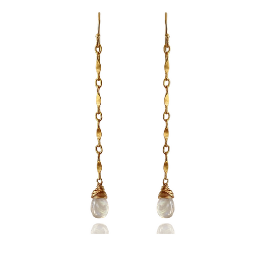 Victoria Moonstone Long Drops