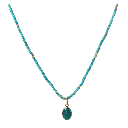 Virgin Islands Turquoise Necklace