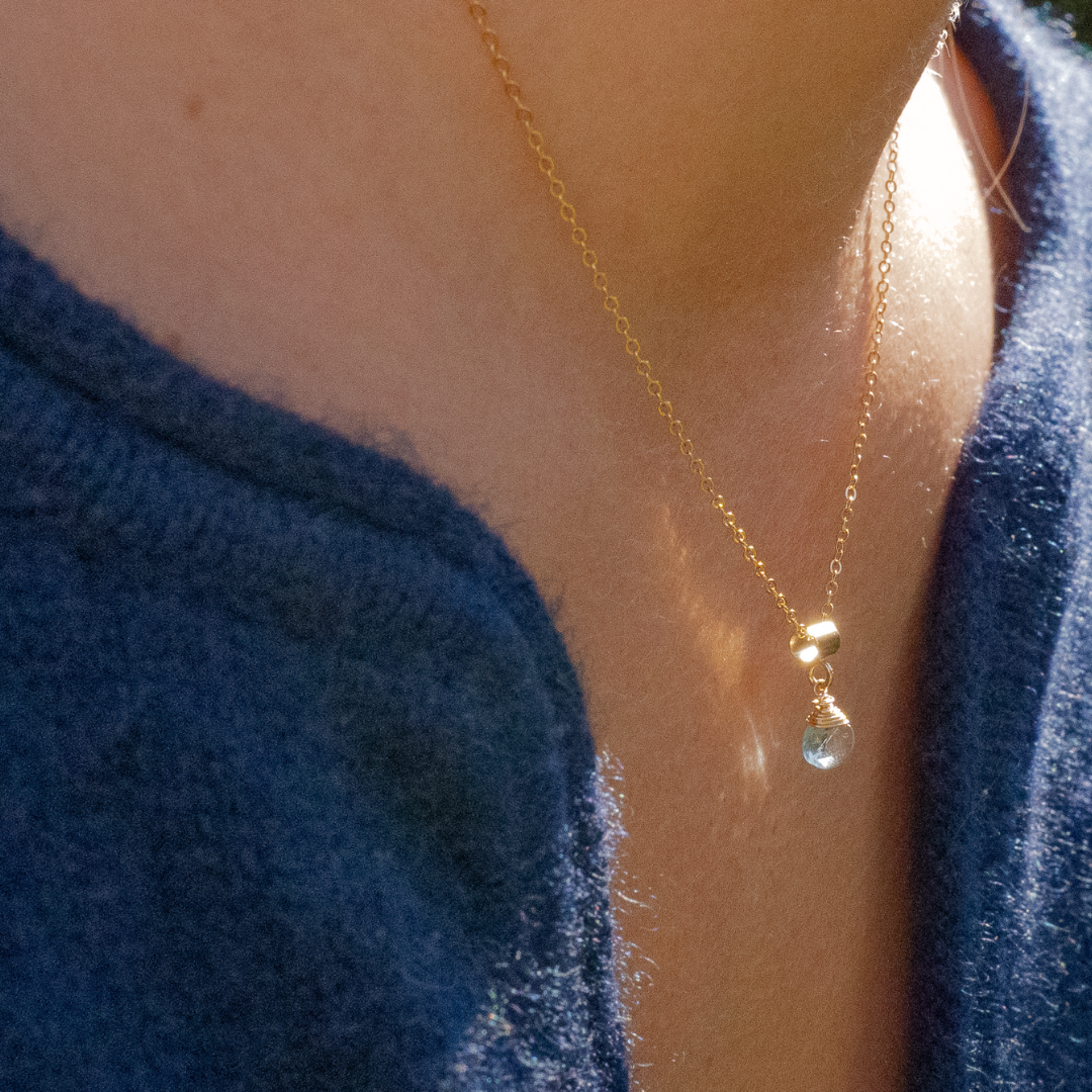 Nosy Be Aquamarine Necklace