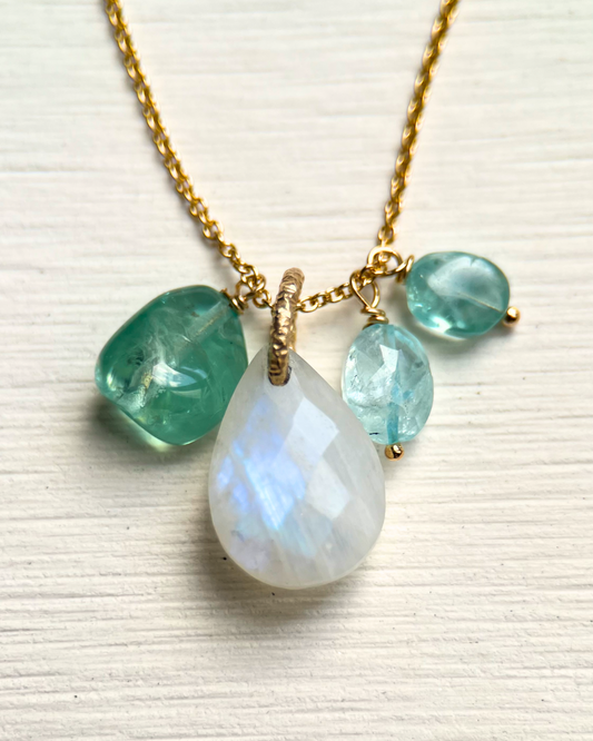Necklace Aqua