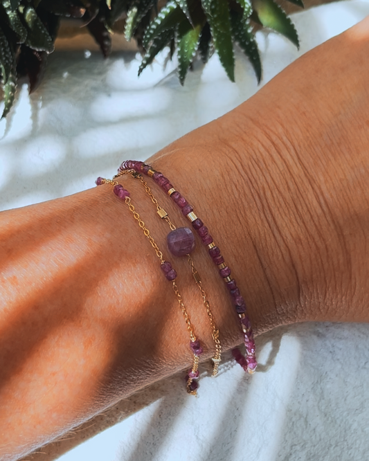 Kéa Ruby Dice Bracelet