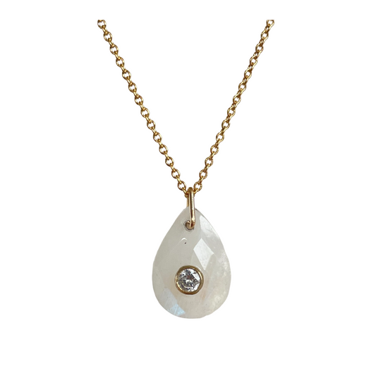 Swan Moonstone Necklace