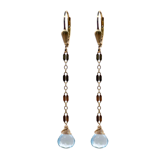 Nosy Be Aquamarine Lever-Back Sleepers