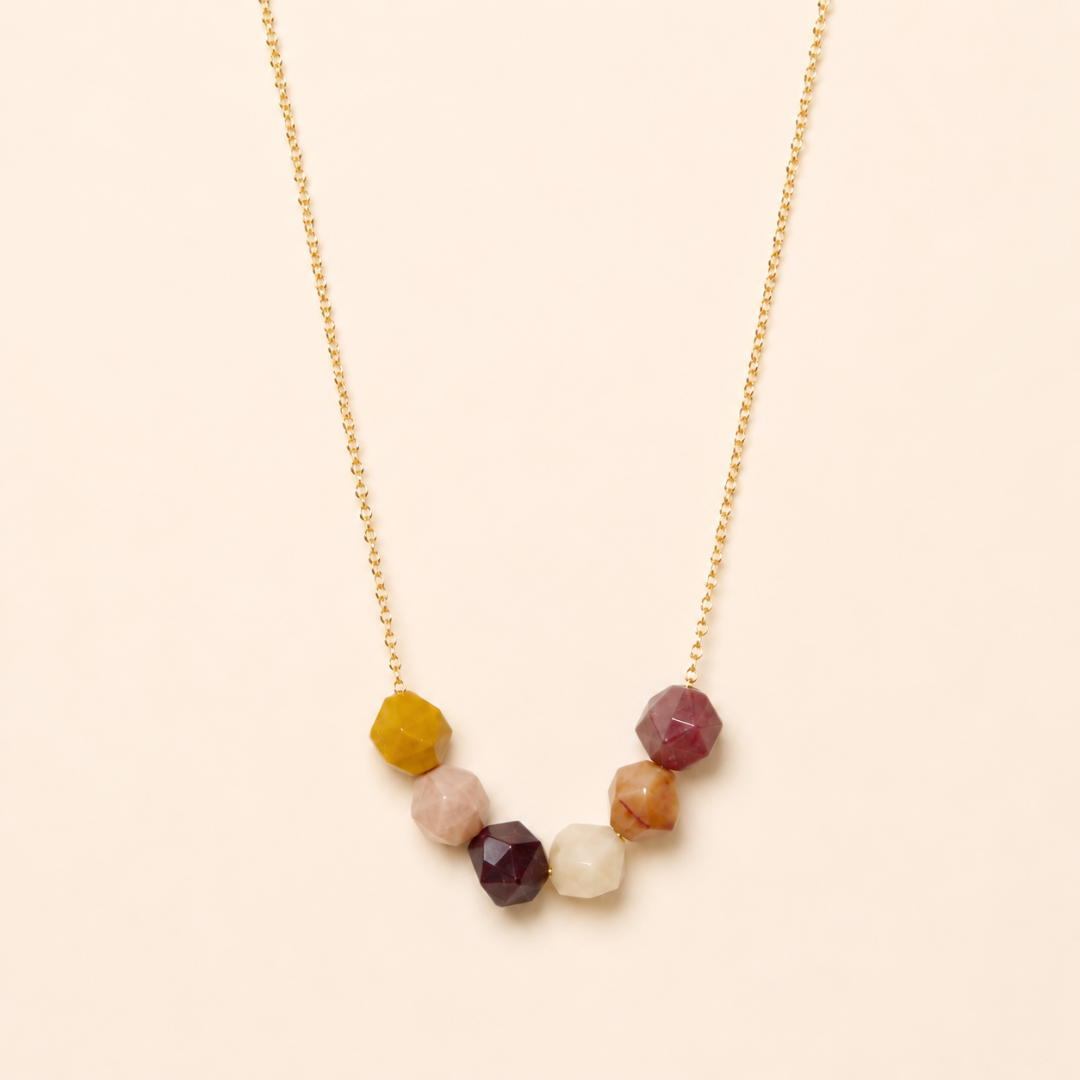 Necklace Mookaite  Earth & Light