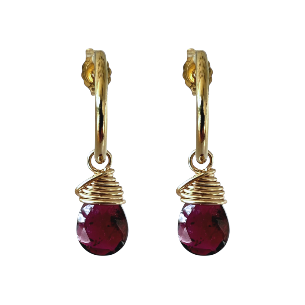 Garnet Hoops