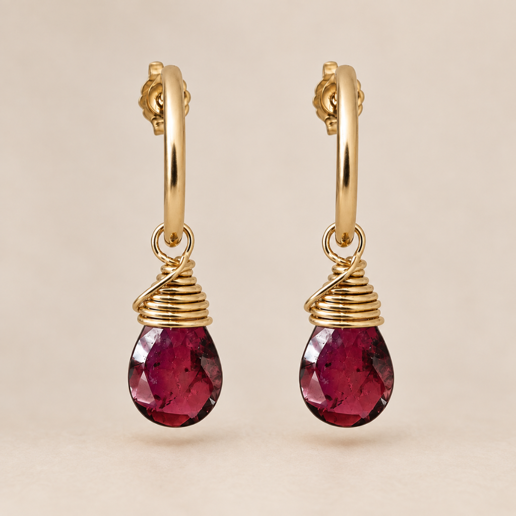Garnet Hoops