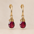 Garnet Hoops