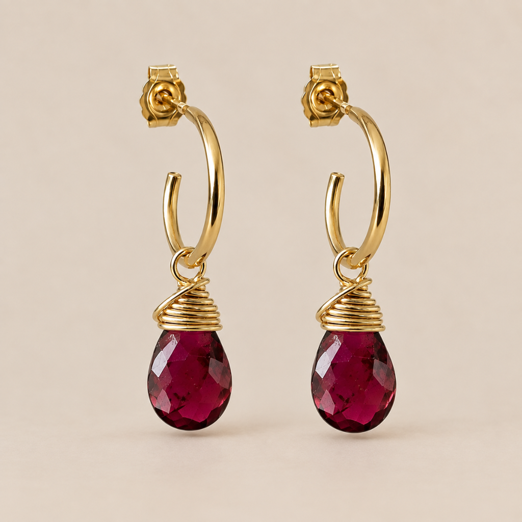Garnet Hoops
