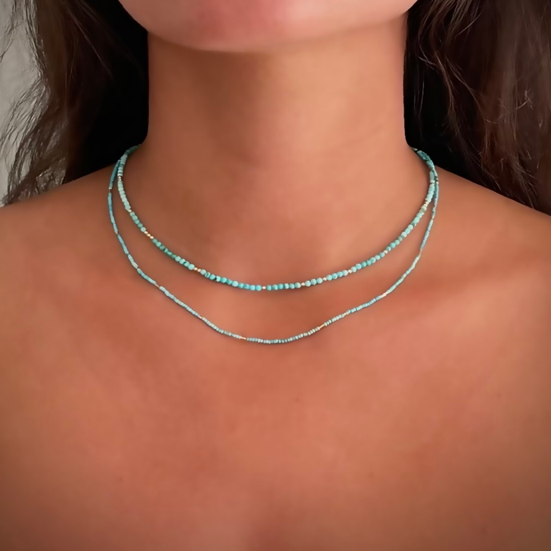 Aloha Tiny Turquoise Necklace