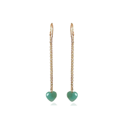 Minda Amazonite Heart Threader