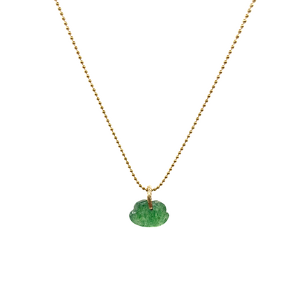 Ao Green Strawberry Quartz Necklace