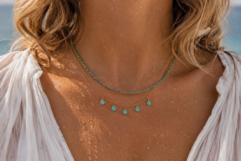 Turquoise - Green - Necklace