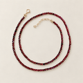 Necklace Garnet Dice