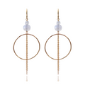 Hiva Chalcedony Hoops