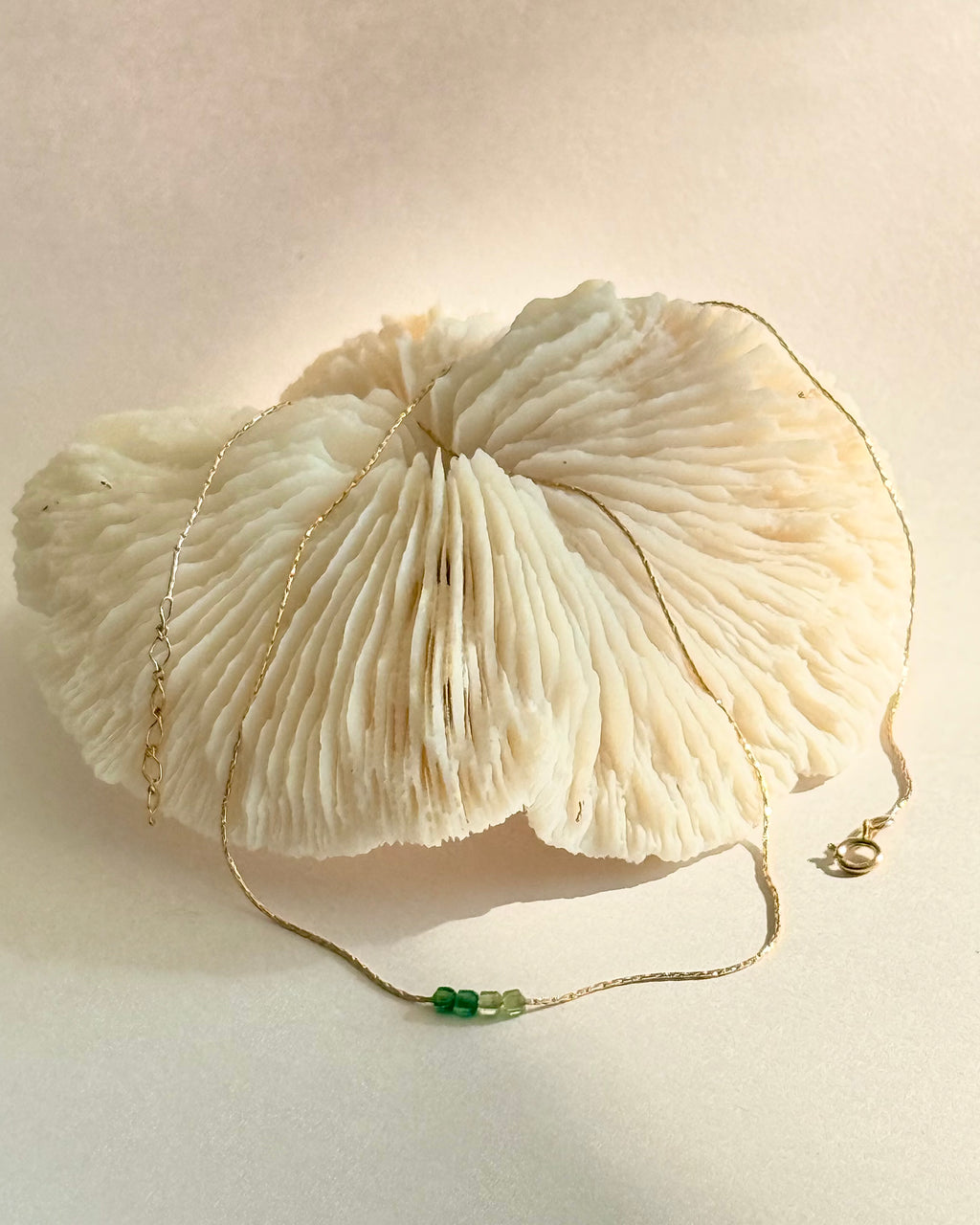 Kira Necklace Apatite Dice