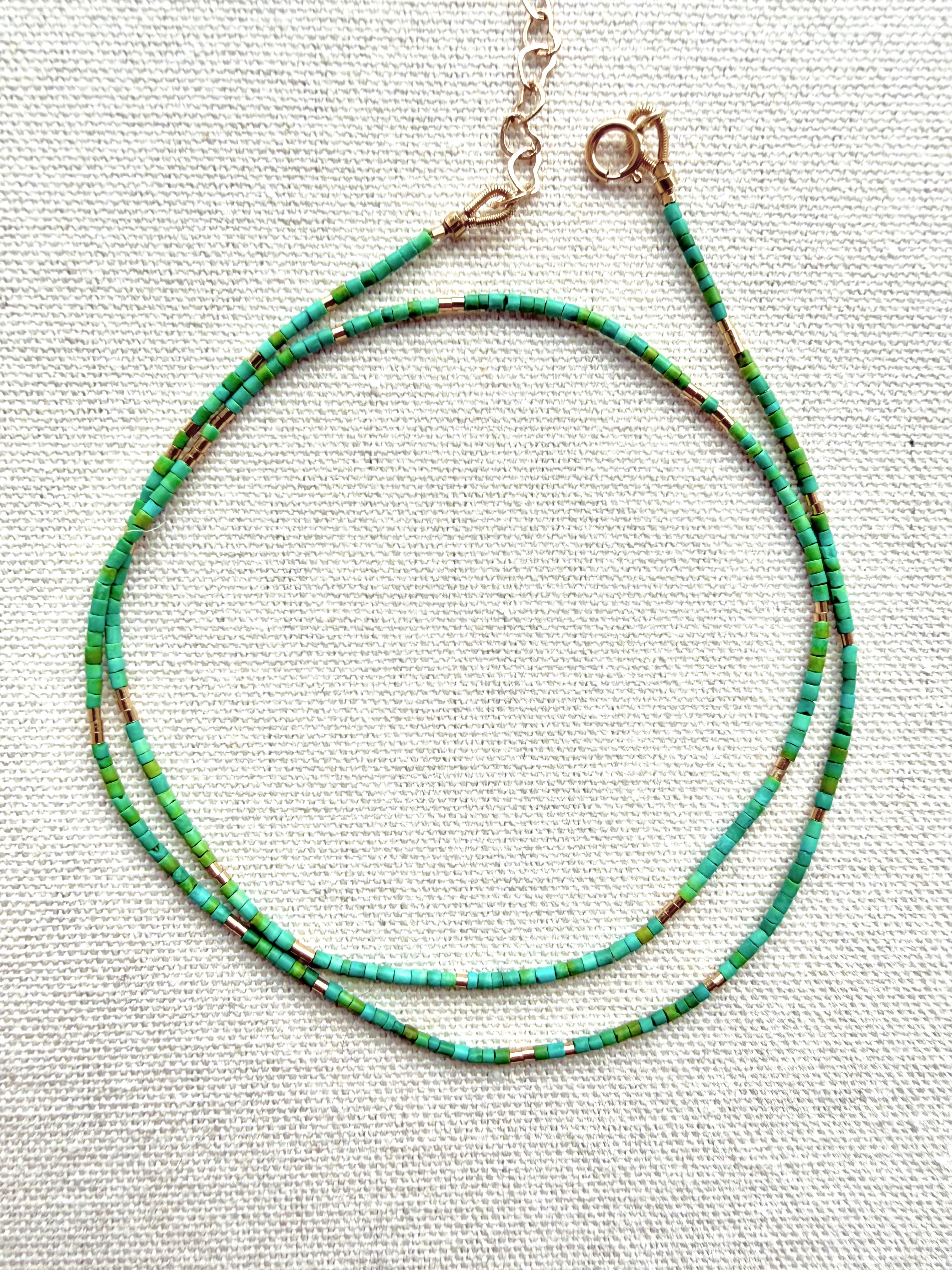 Turquoise - Green - Necklace