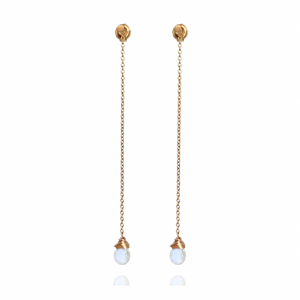 Moana Moonstone Long Drops