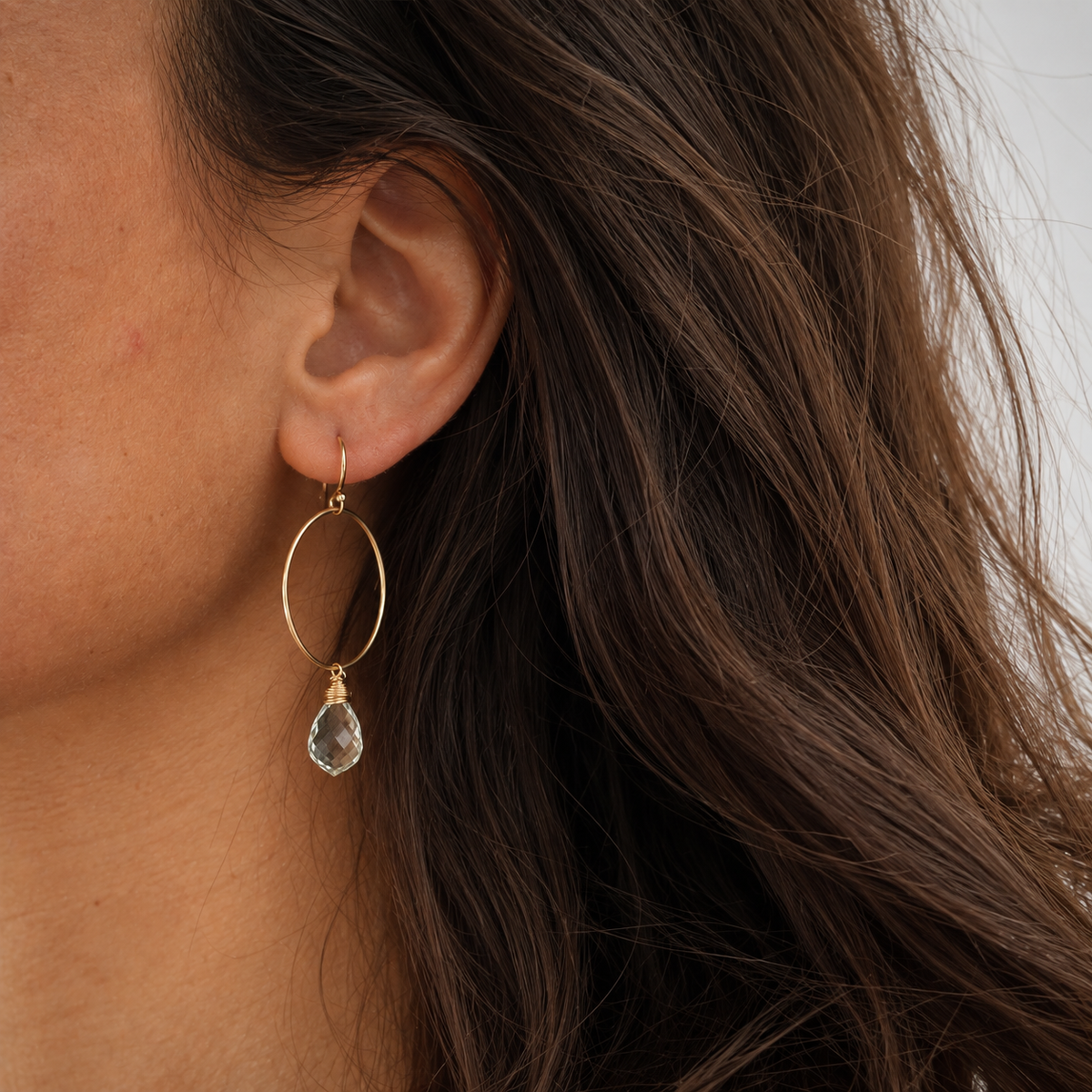 Kula Green Amethyst Dangles