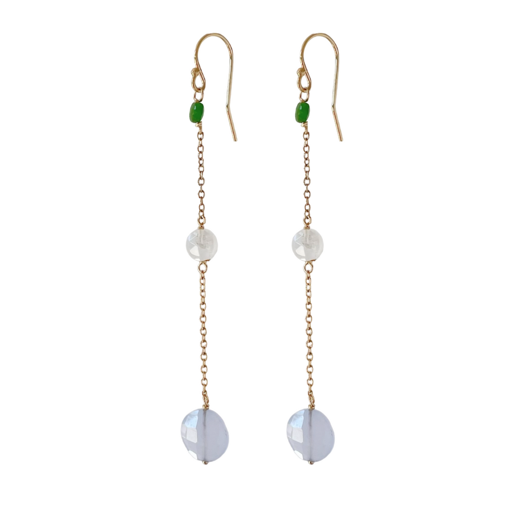 Izu Chalcedony Dangles