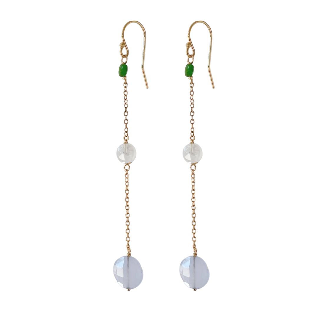 Izu Chalcedony Dangles