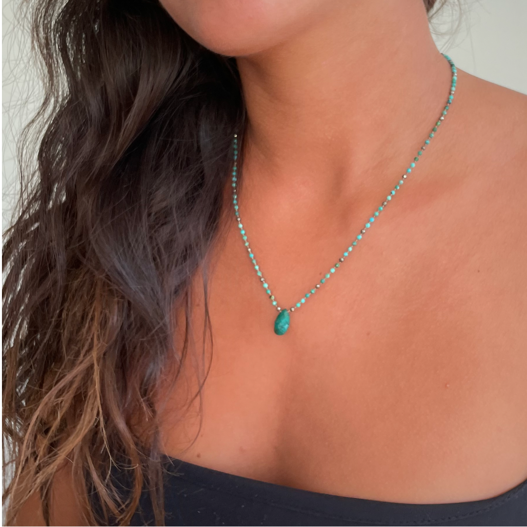 Kala Chrysocolla Necklace