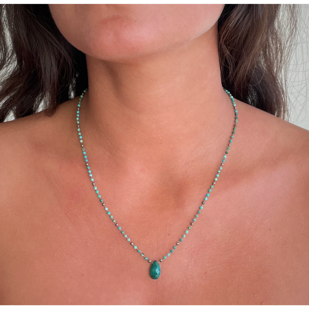 Kala Chrysocolla Necklace