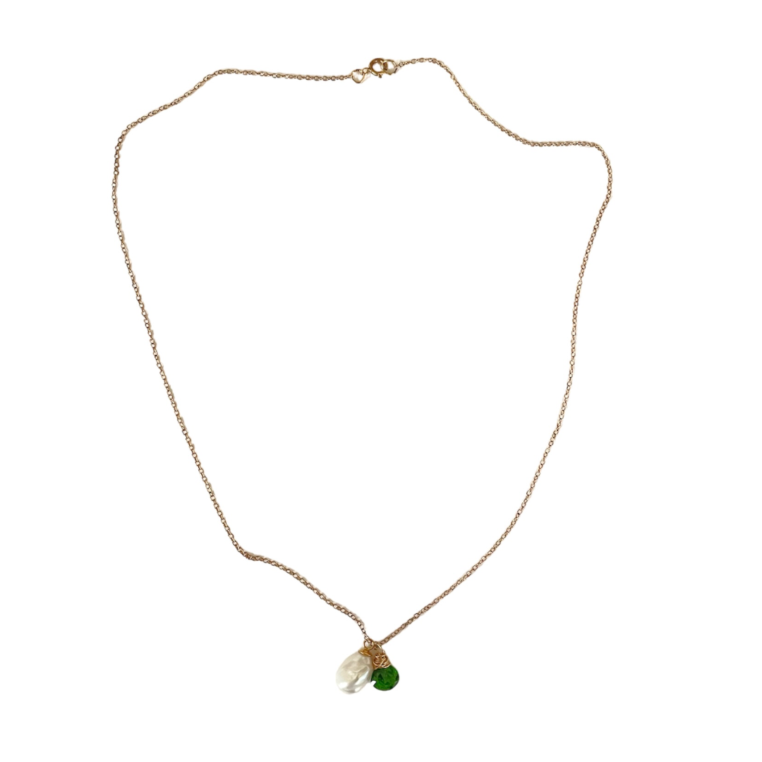 Loe Chrome Diopside Collier  