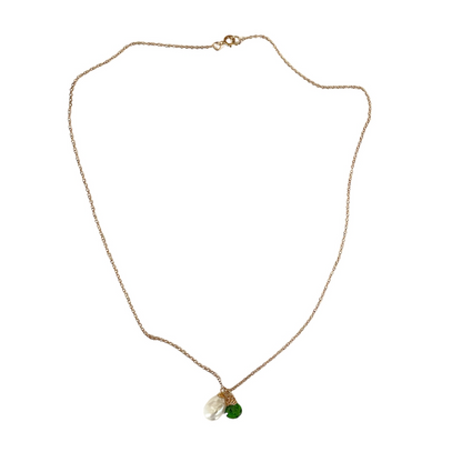 Loe Chrome Diopside Collier  