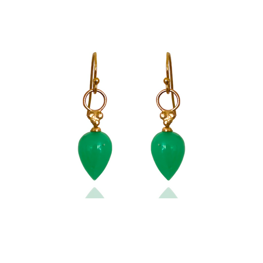 Suna Chrysoprase Inverted Drops