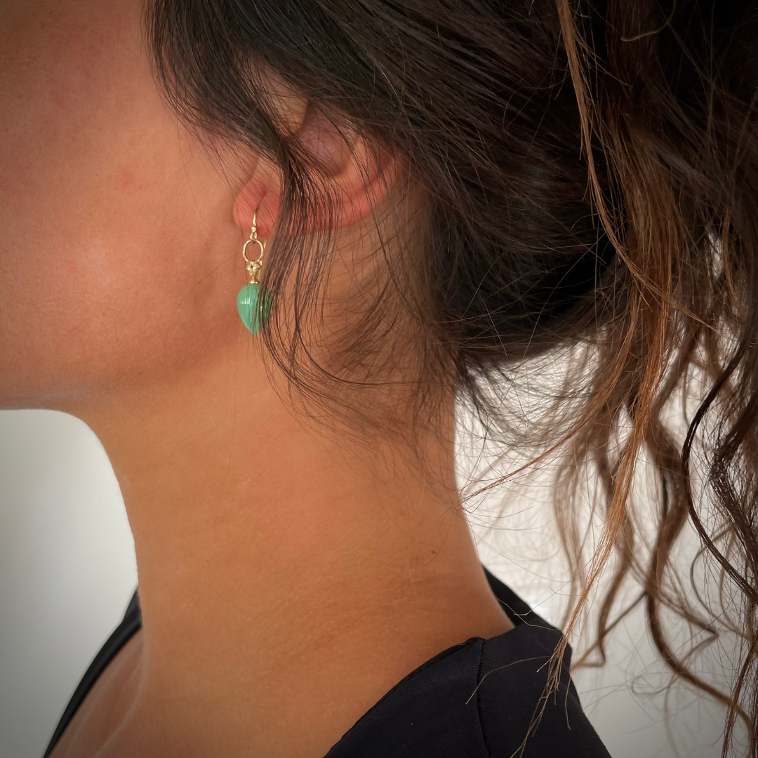 Suna Chrysoprase Inverted Drops