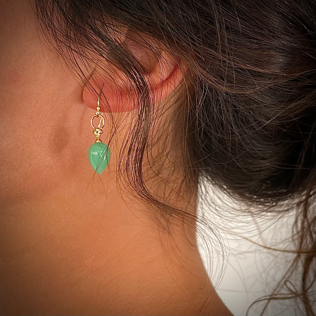 Suna Chrysoprase Inverted Drops