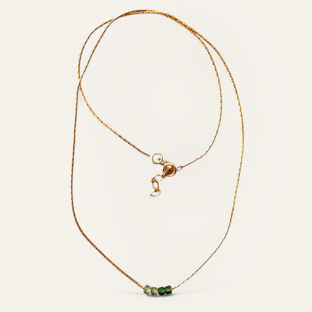 Kira Necklace Apatite Dice