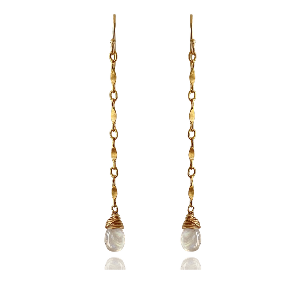 Victoria Moonstone Long Drops