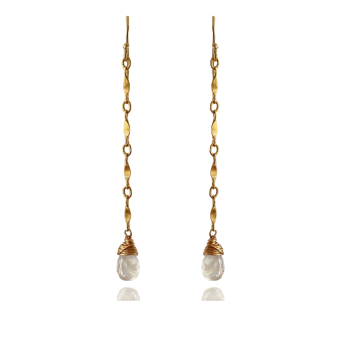 Victoria Moonstone Long Drops