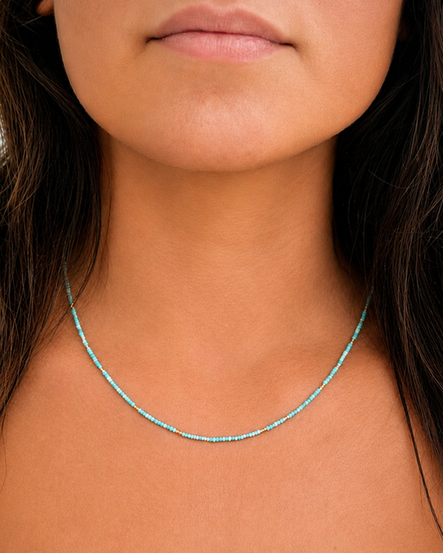 Aloha Tiny Turquoise Necklace