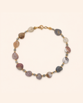 Muna Agate Bostwana / Labradorite Bracelet